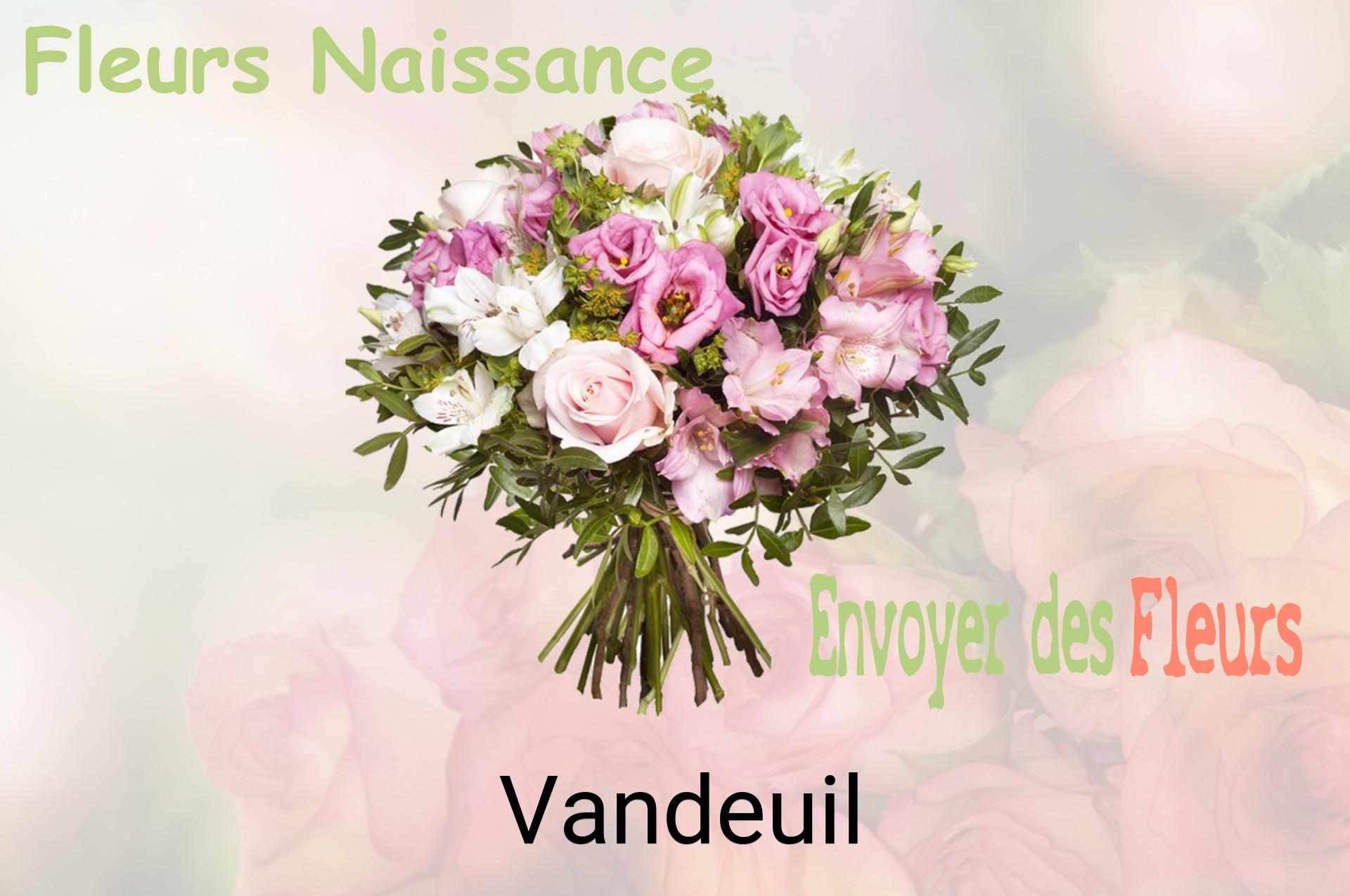 Bouquet de fleurs de naissance livré à Vandeuil
